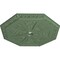 Ekena Millwork Spring Octagonal Medallion (Canopies up to 3"), 29 1/8"OD x 2 1/4"ID x 1 1/8"P, Athenian Green CM30SPAGF - alternate 2